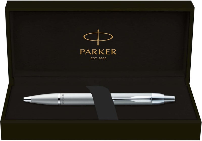 Parker IM Metal Silver CT Ball Point Pen - Image 1